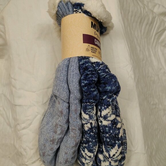 MUK LUKS, cozzy Cabin Socks, 2pk, NIP - Picture 3 of 4